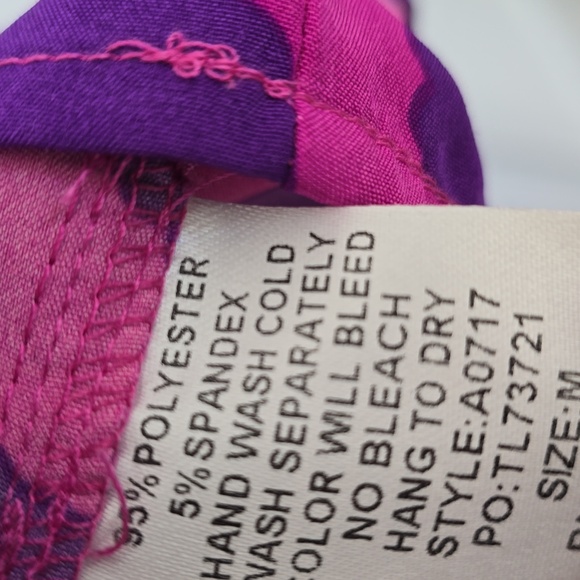 Umgee Pink and Purple Floral Dress - Picture 5 of 5